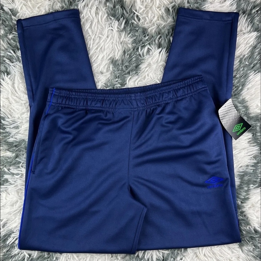 NWT Umbro Children's Boy's Blue Sweatpants Size XL (16/18)